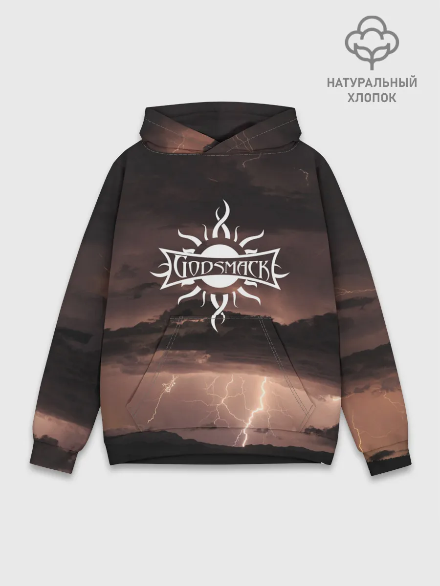 Худи мужской база хлопок / GODSMACK | ГОДСМАК
