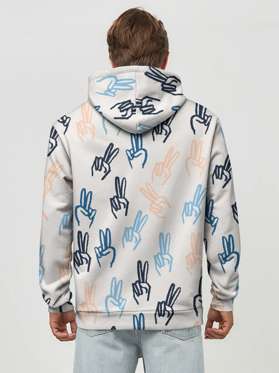 Худи мужской база хлопок / Знаки победы