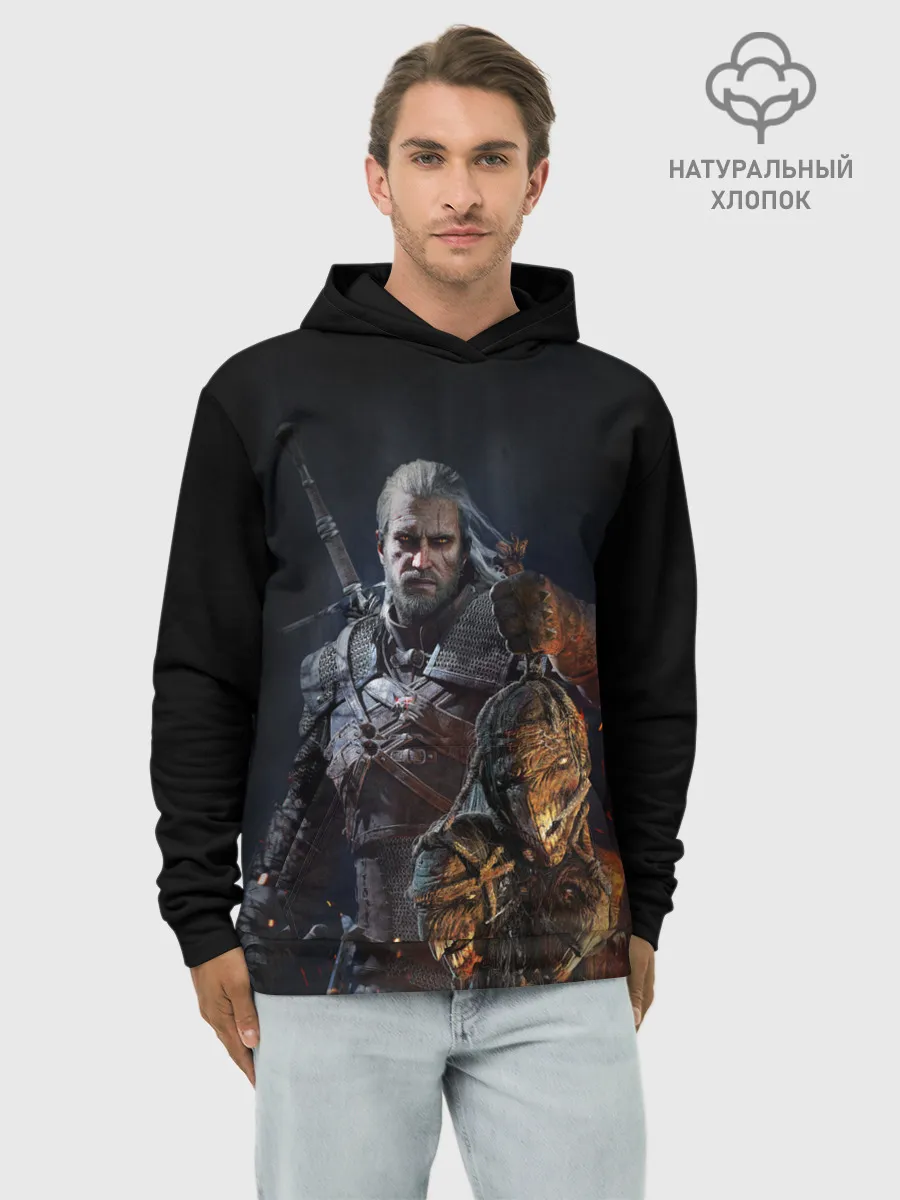 Худи мужской база хлопок / Witcher III
