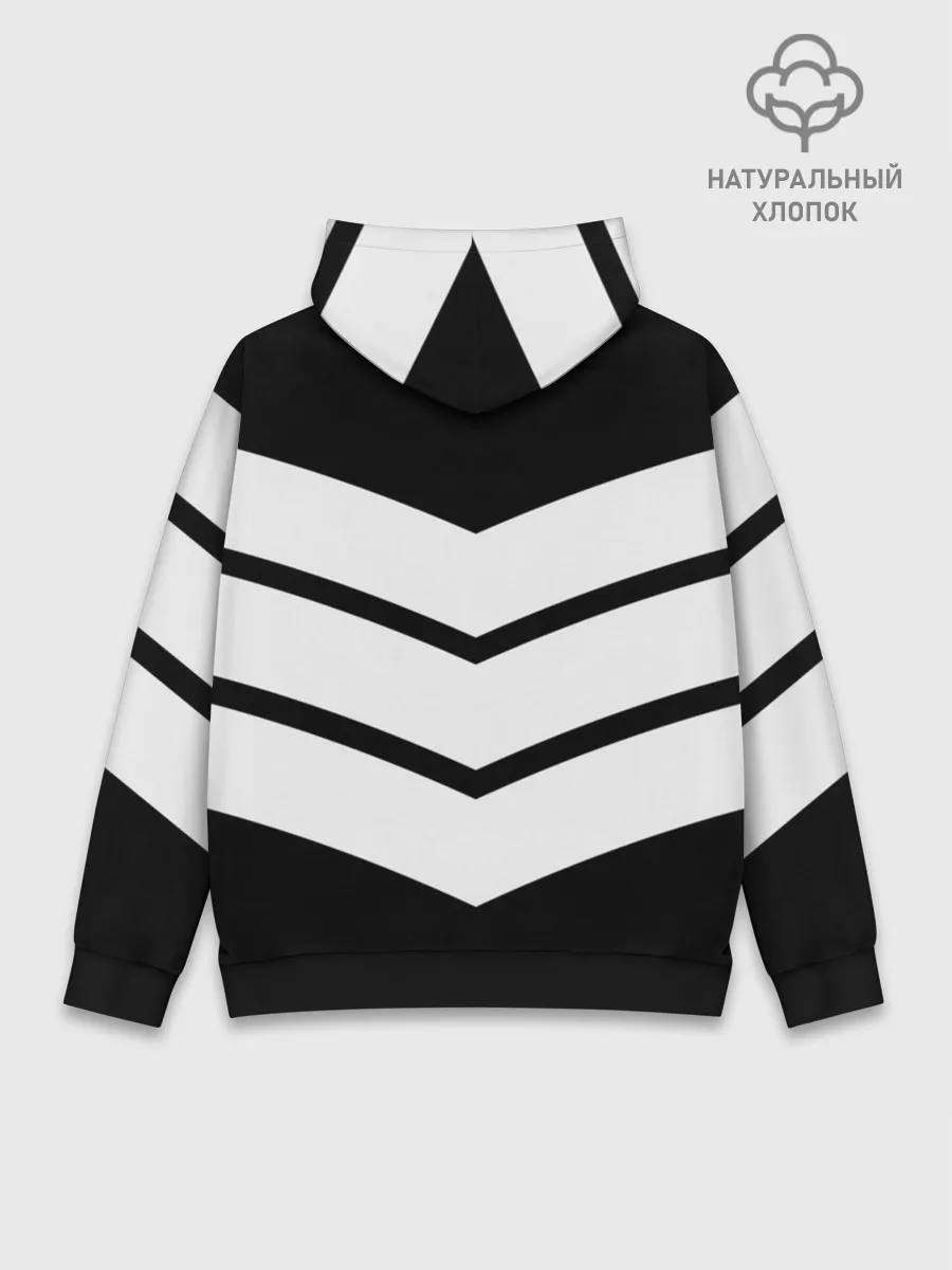 Худи мужской база хлопок / Три полоски