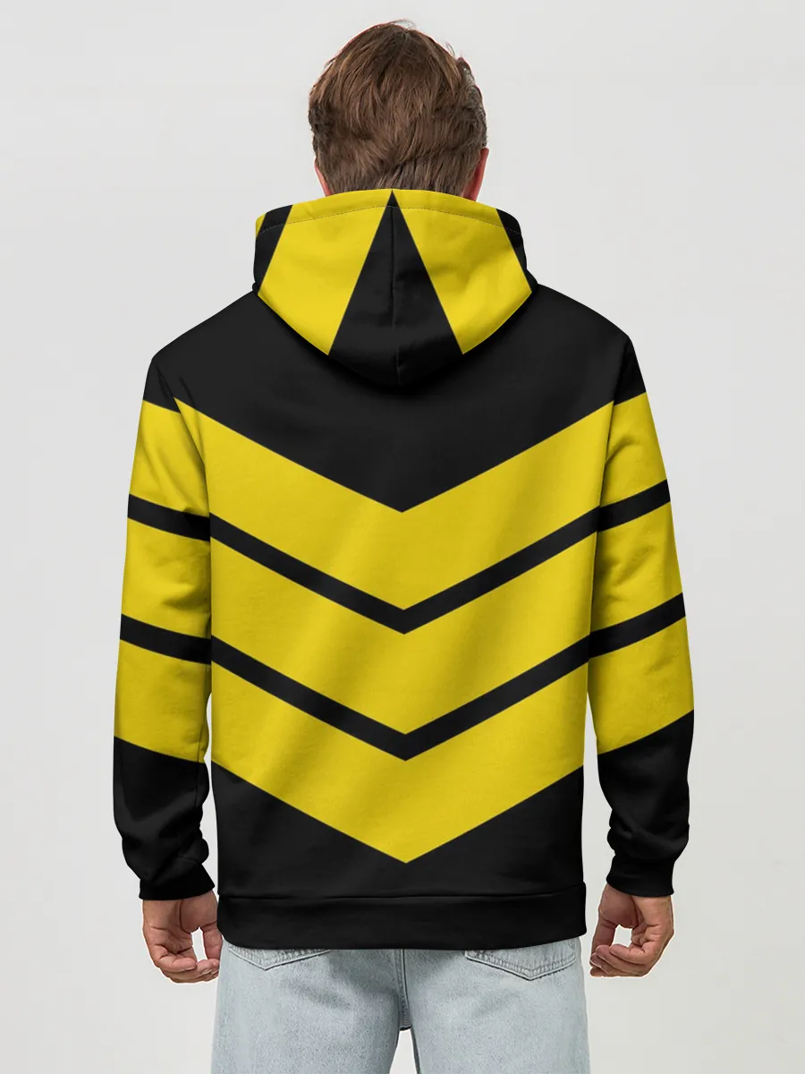 Худи мужской база хлопок / Три полоски