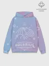 Худи мужской база хлопок / Знак Водолей
