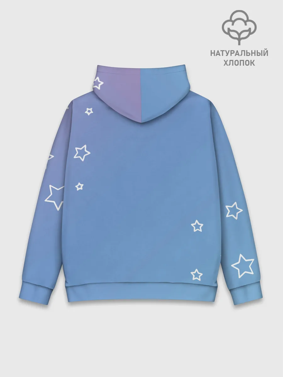 Худи мужской база хлопок / Знак Весы