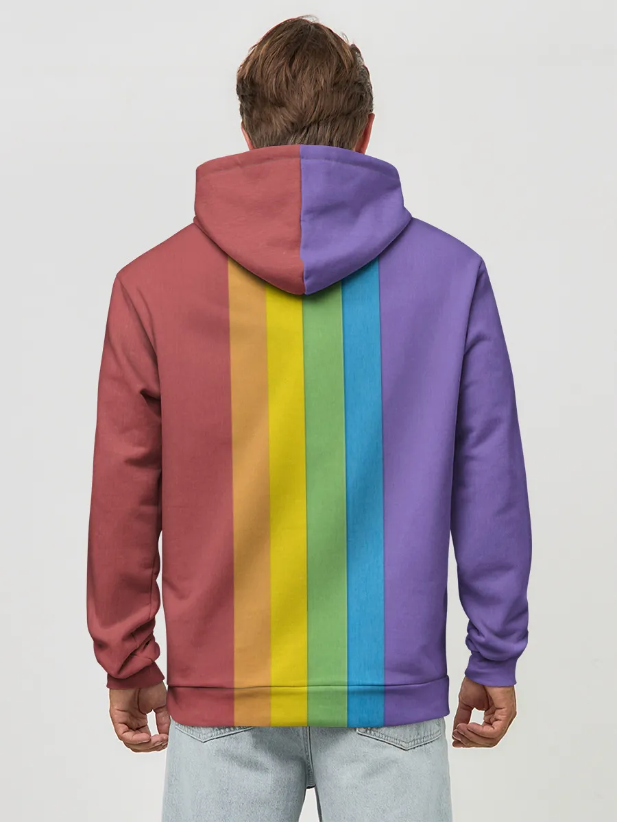 Худи мужской база хлопок / ПОП ИТ ПОЛОСЫ