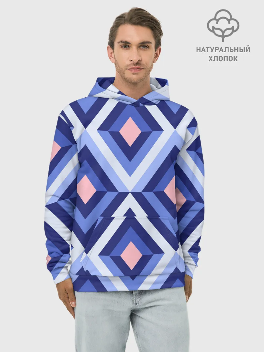 Худи мужской база хлопок / узор