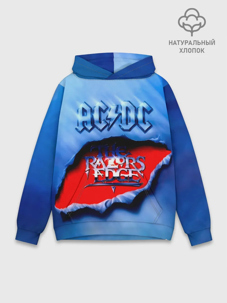 Худи мужской база хлопок / AC/DC - The Razor’s Edge