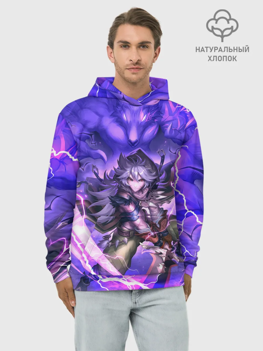 Худи мужской база хлопок / Рэйзор | Genshin Impact | Геншин Импакт