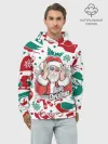 Худи мужской база хлопок / Merry Christmas3D