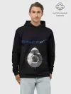 Худи мужской база хлопок / SpaceX Dragon 2