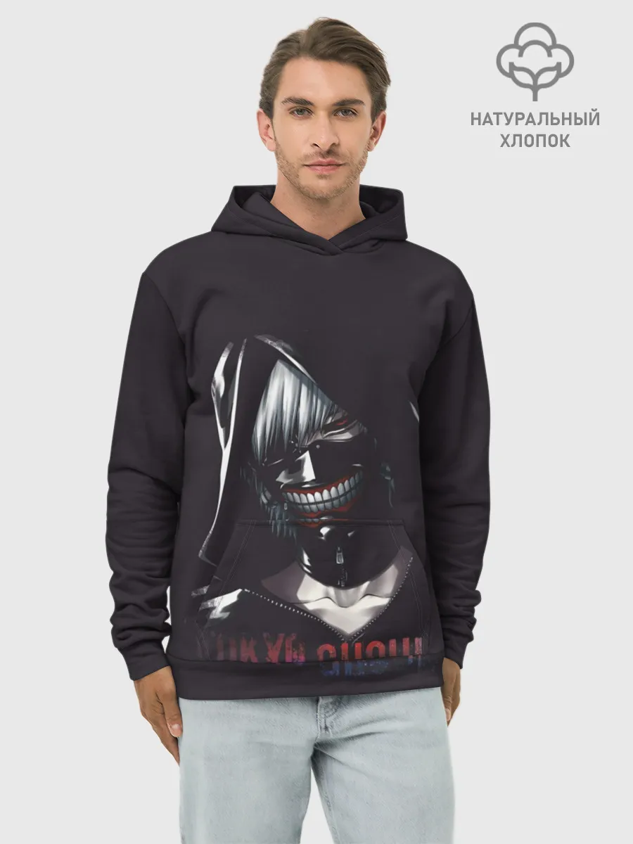 Худи мужской база хлопок / Токийский Гуль