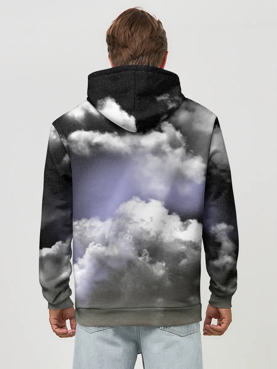Худи мужской база хлопок / Cloudy Night