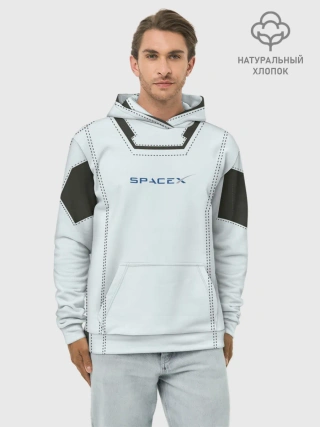 Худи мужской база хлопок / Скафандр SpaсeX