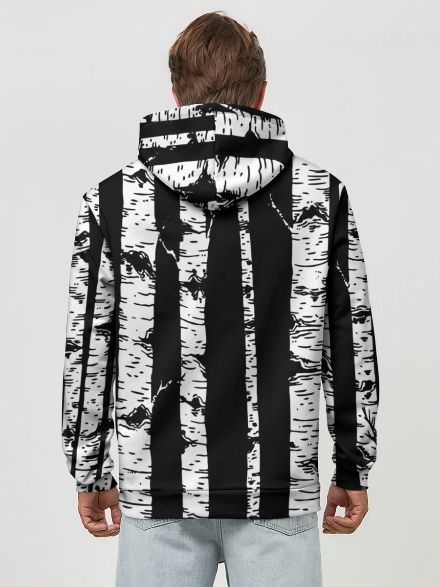 Худи мужской база хлопок / Крутые Бобры