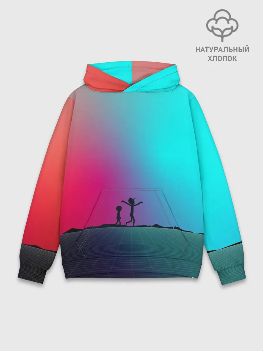 Худи мужской база хлопок / Open World
