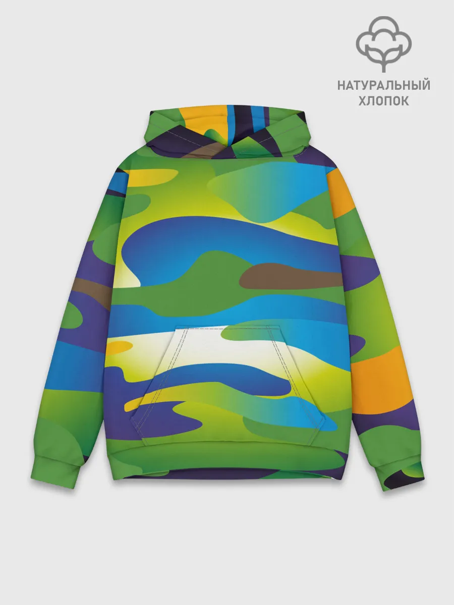 Худи мужской база хлопок / CAMOUFLAGE 2022