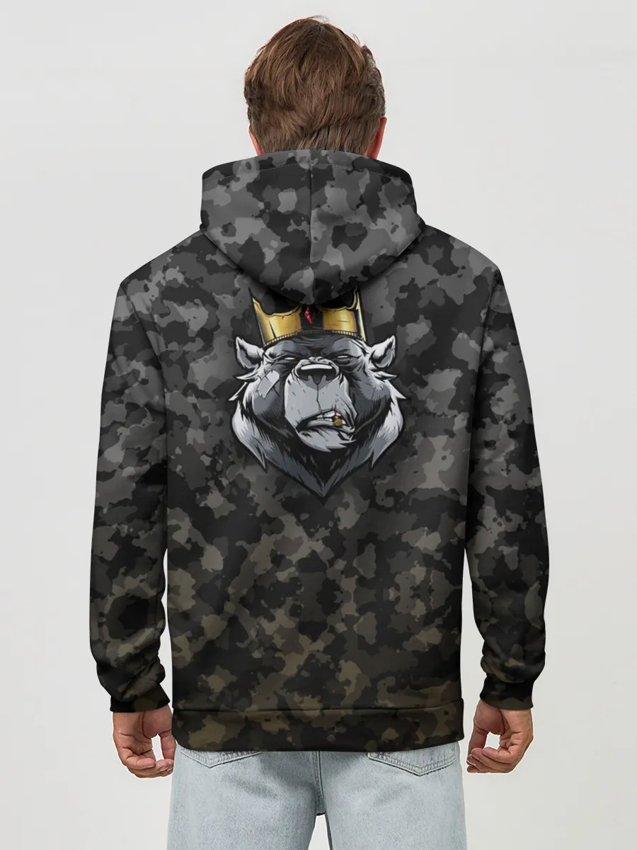 Худи мужской база хлопок / King B