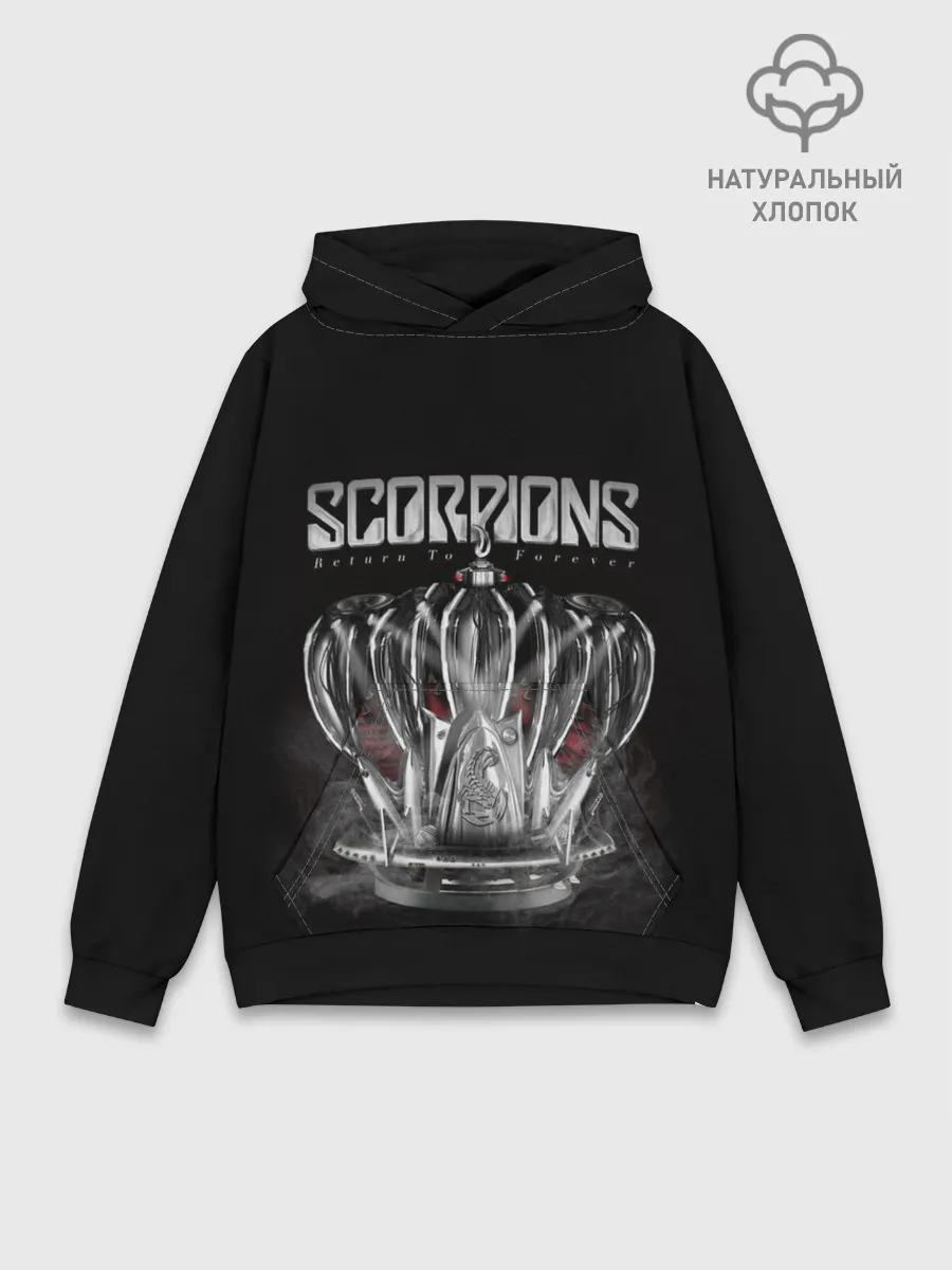 Худи мужской база хлопок / SCORPIONS