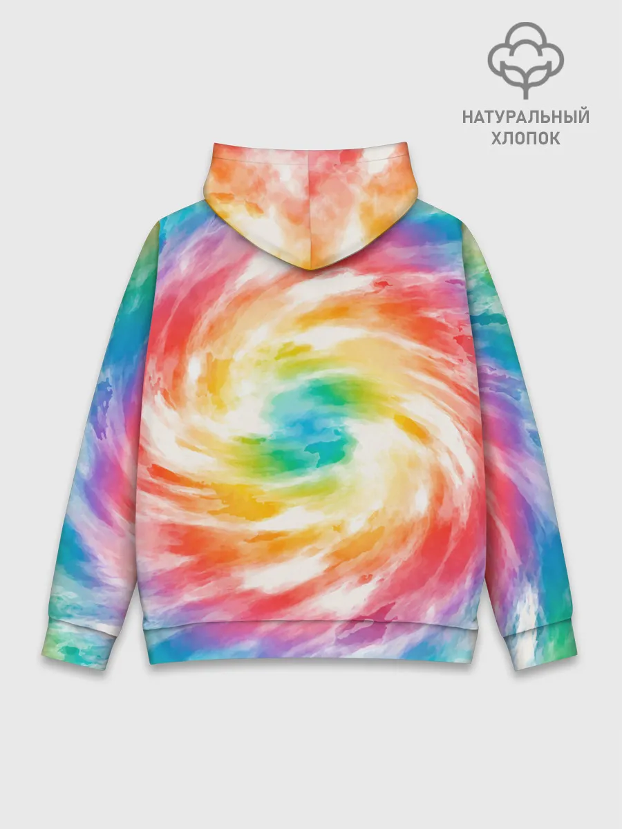 Худи мужской база хлопок / РАДУЖНЫЙ УРАГАН | HURRICANE
