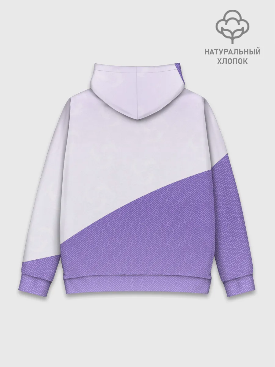 Худи мужской база хлопок / Raiden Shogun | Genshin Impact