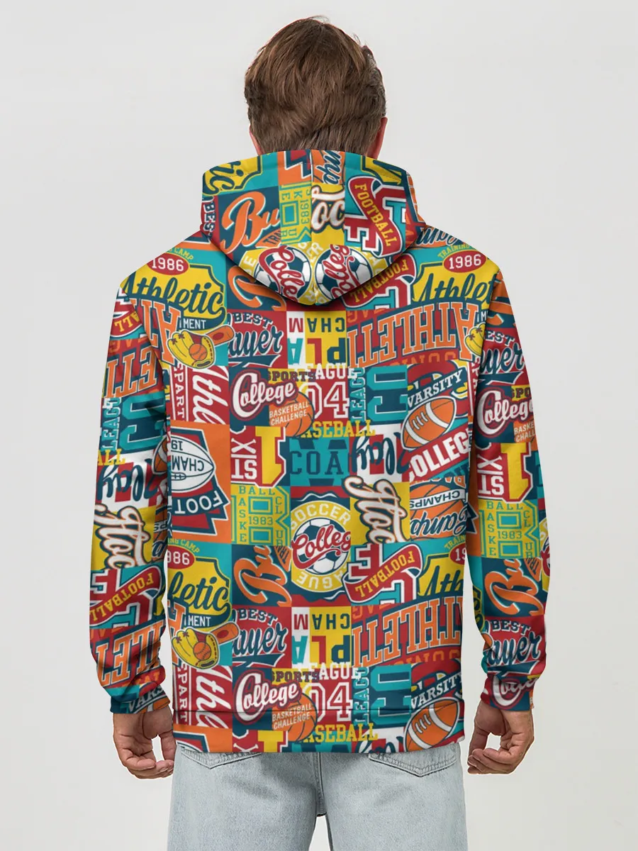 Худи мужской база хлопок / Спортсмен