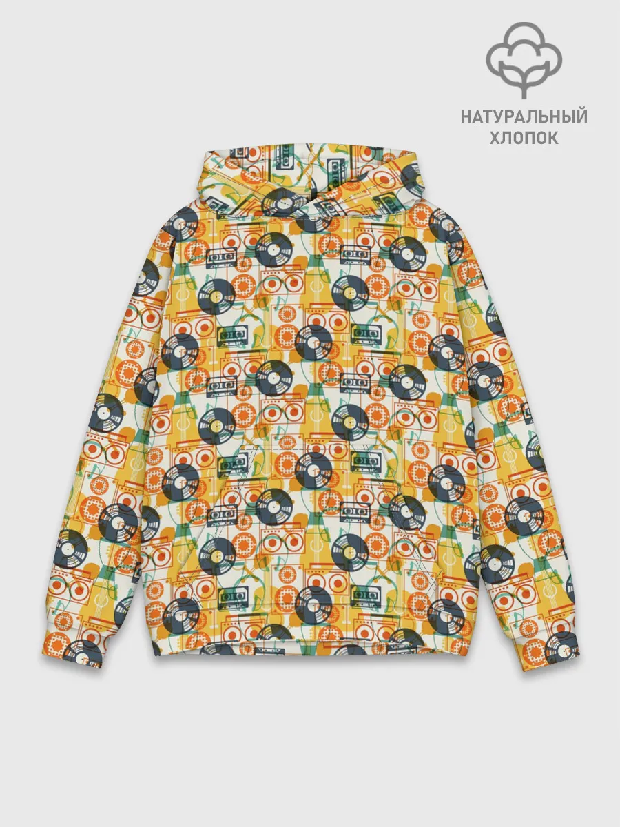 Худи мужской база хлопок / Музыка