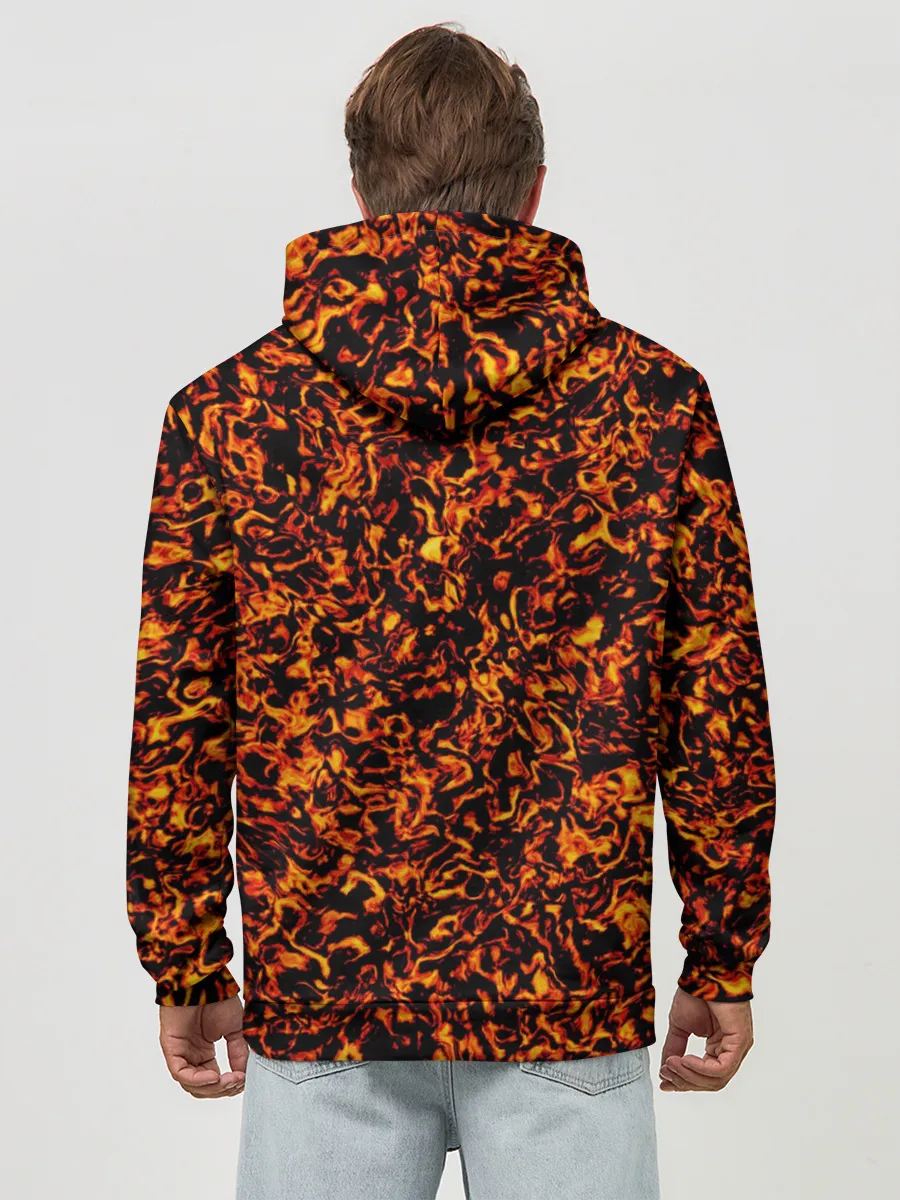 Худи мужской база хлопок / Лавовое расторжение