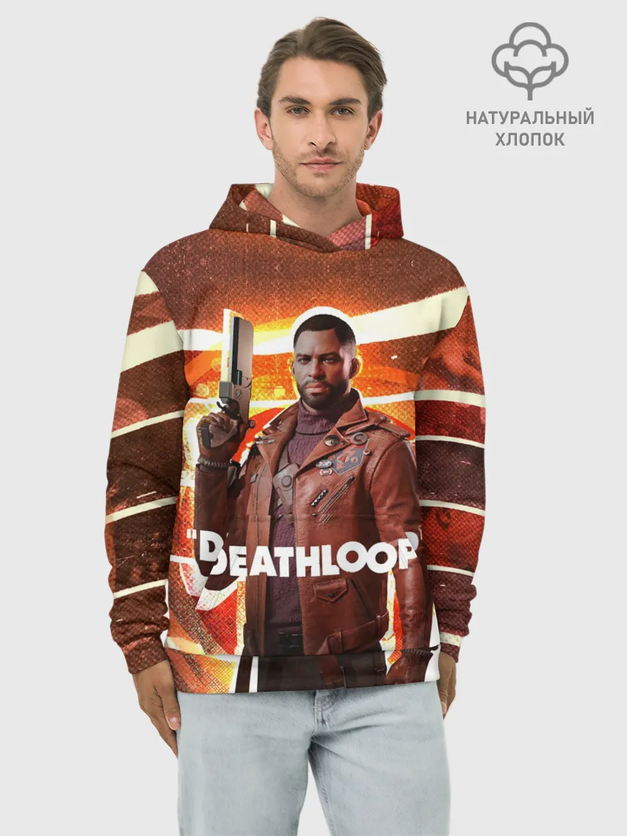 Худи мужской база хлопок / Кольт Ван Deathloop