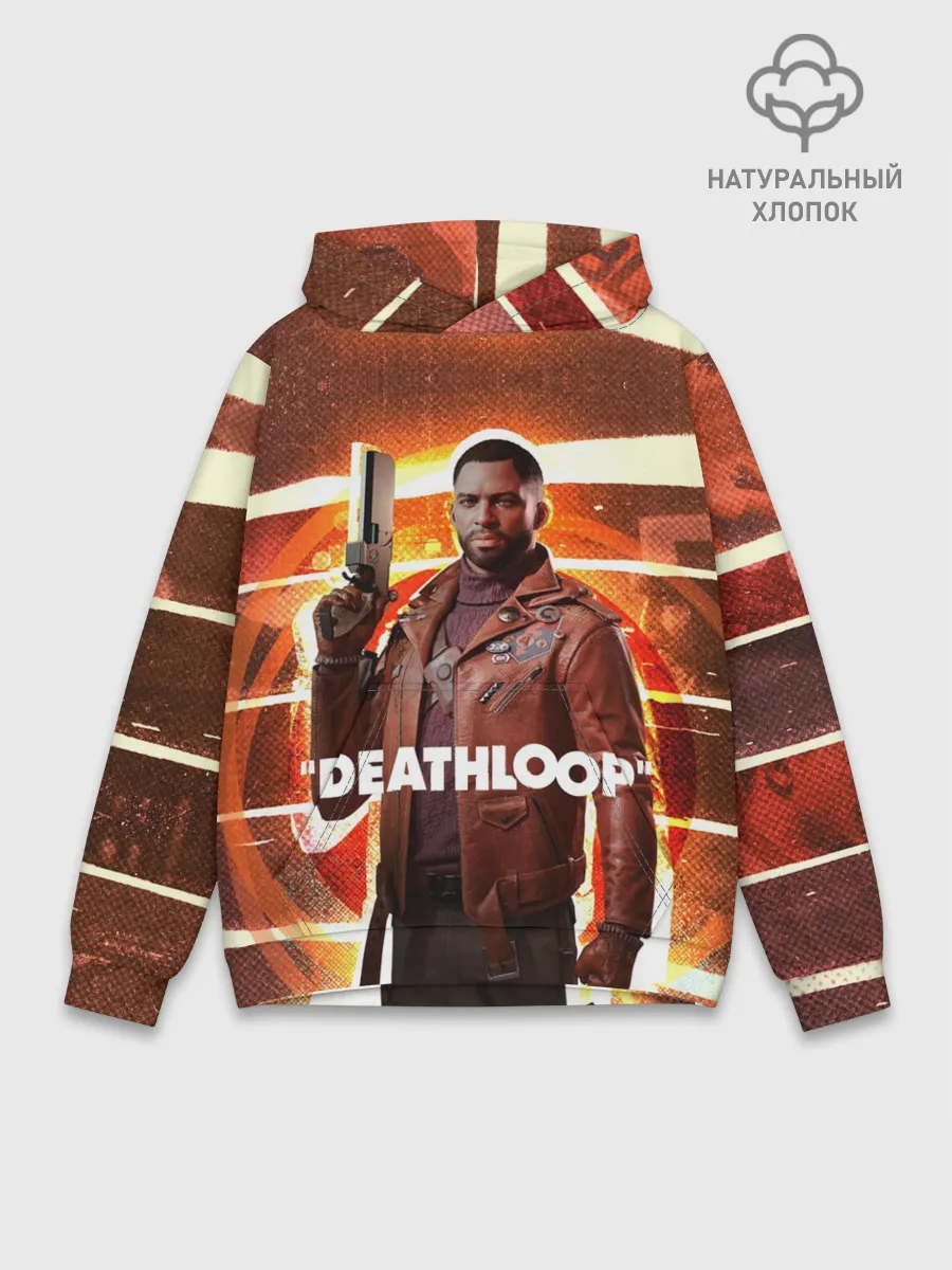 Худи мужской база хлопок / Кольт Ван Deathloop