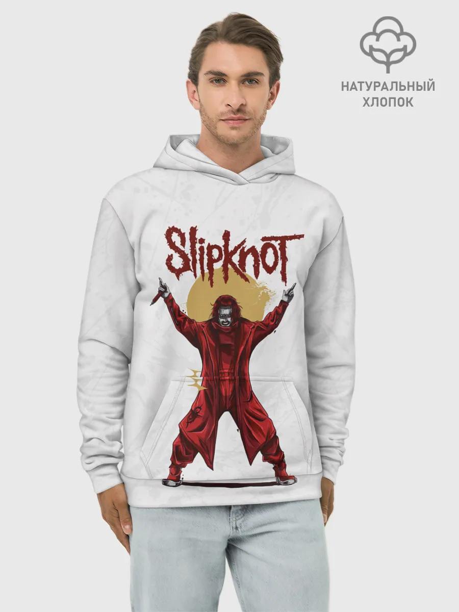 Худи мужской база хлопок / COREY TAYLOR | SLIPKNOT | СЛИПКНОТ