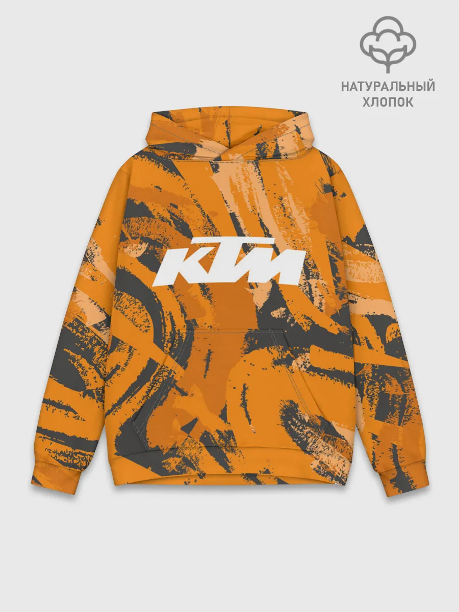 Худи мужской база хлопок / KTM | КТМ