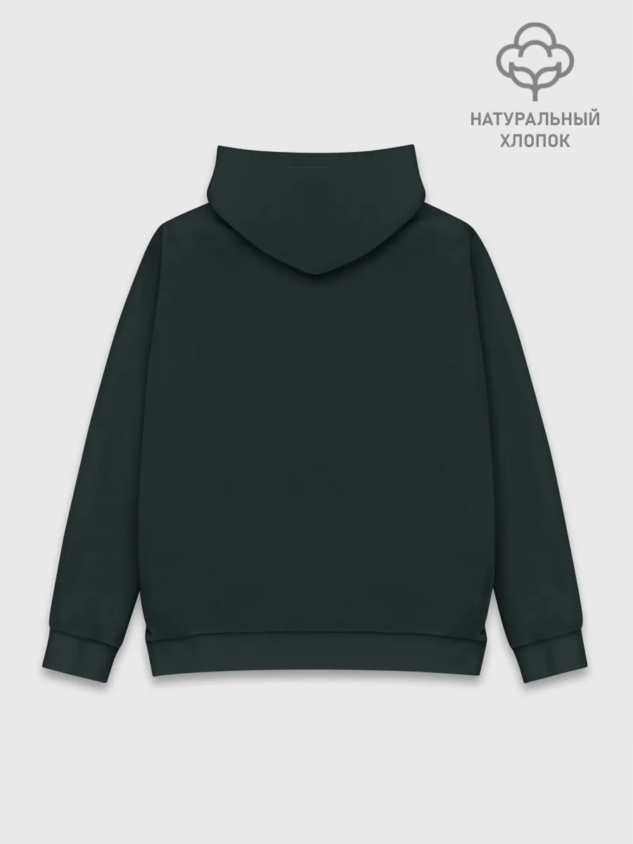 Худи мужской база хлопок / Прирожденный гонщик