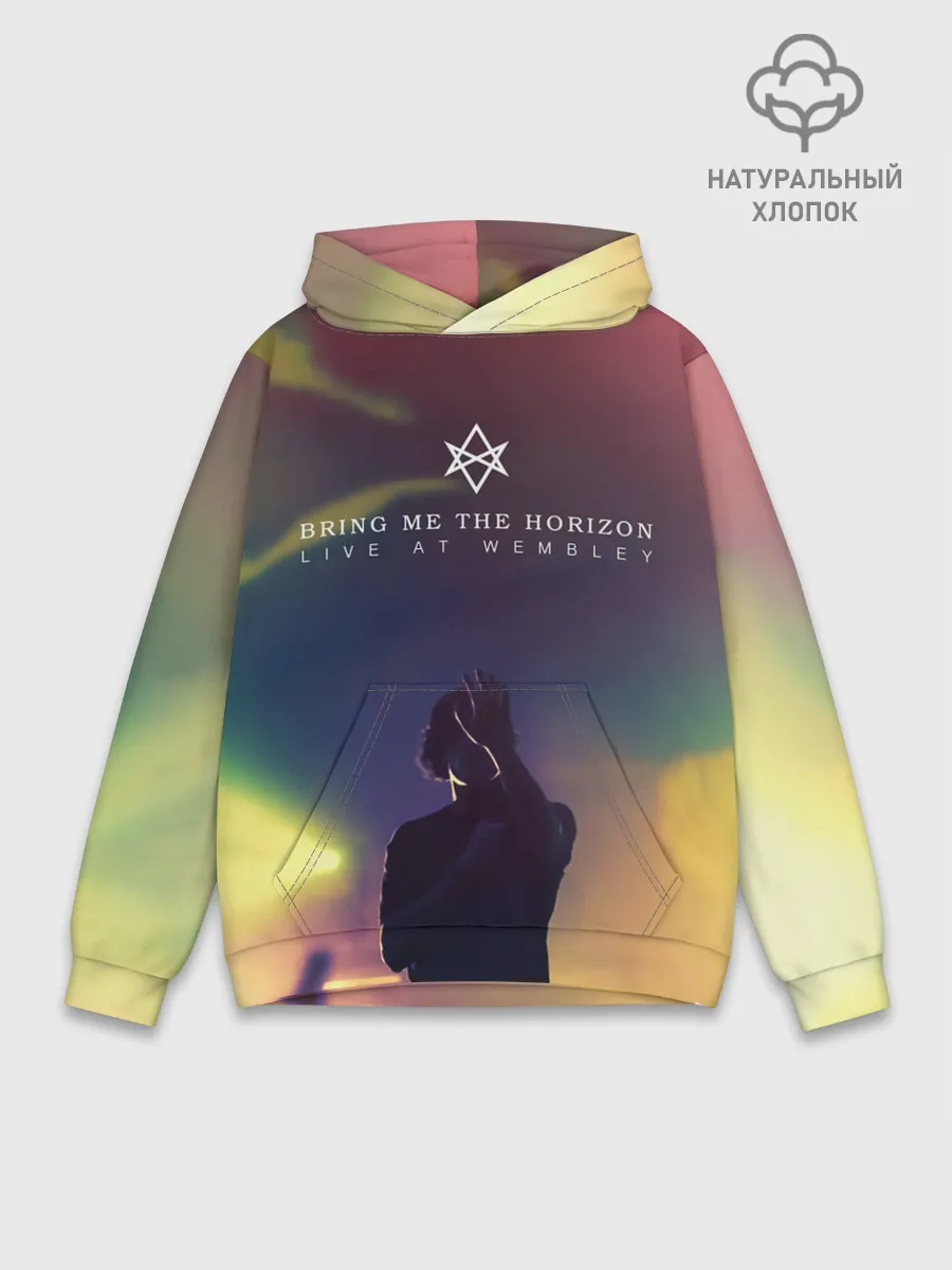Худи мужской база хлопок / Live at Wembley BMTH