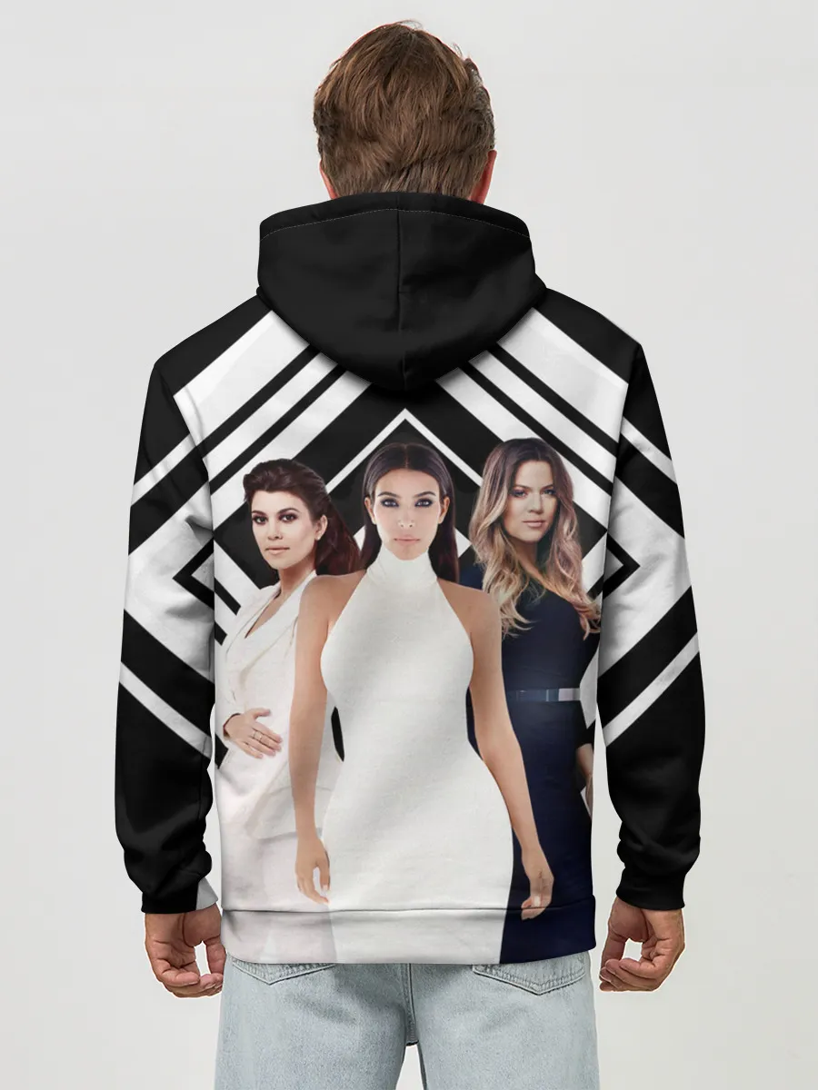 Худи мужской база хлопок / Сестры Кардашьян