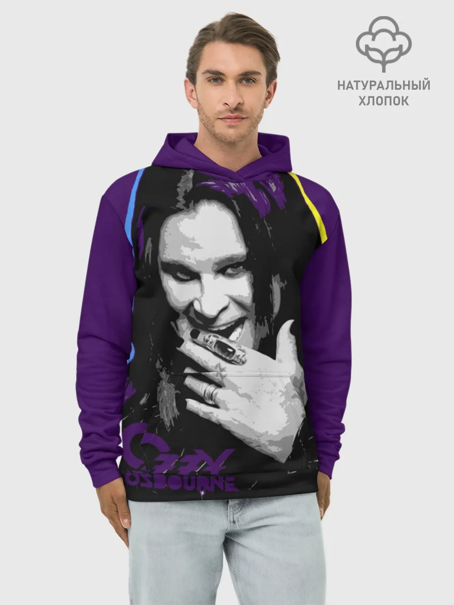 Худи мужской база хлопок / Ozzy Osbourne, Оззи Осборн