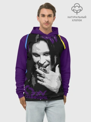 Худи мужской база хлопок / Ozzy Osbourne, Оззи Осборн