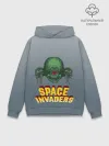 Худи мужской база хлопок / Space Invaders | Old game