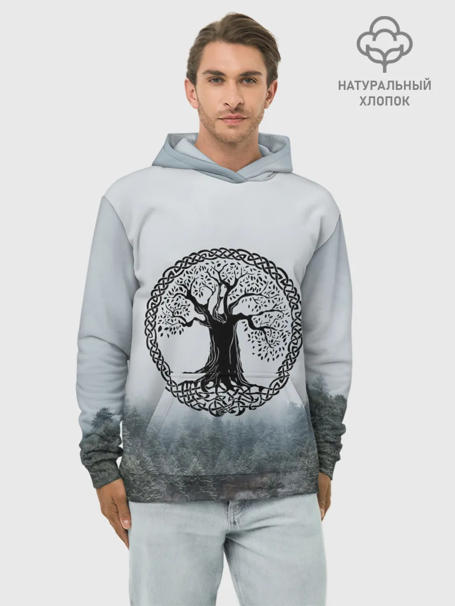 Худи мужской база хлопок / Иггдрасиль | Yggdrasil