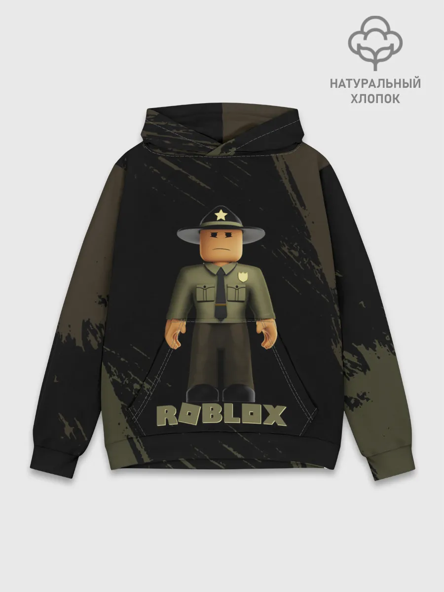Худи мужской база хлопок / ШЕРИФ | РОБЛОКС