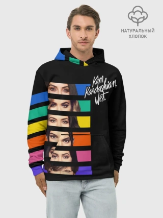 Худи мужской база хлопок / Семейство Кардашьян