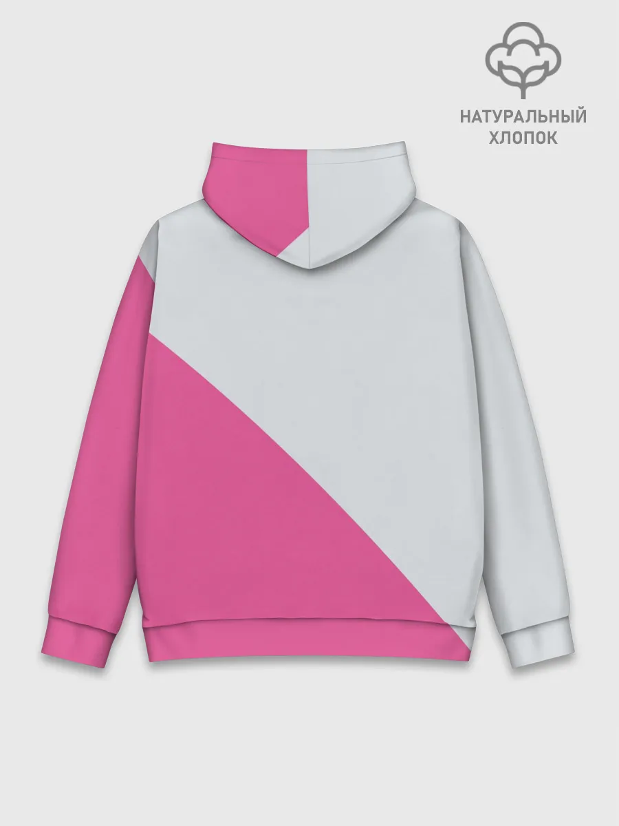 Худи мужской база хлопок / Mizarisa Pink