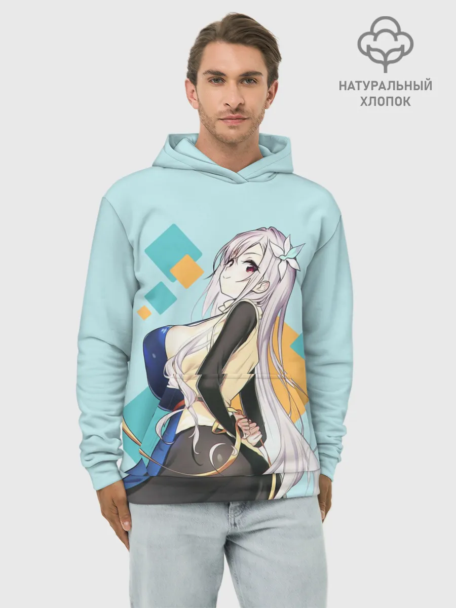 Худи мужской база хлопок / Рэона Кисараги