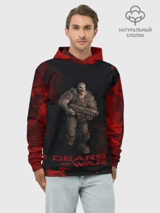 Худи мужской база хлопок / NPC | GEARS OF WAR