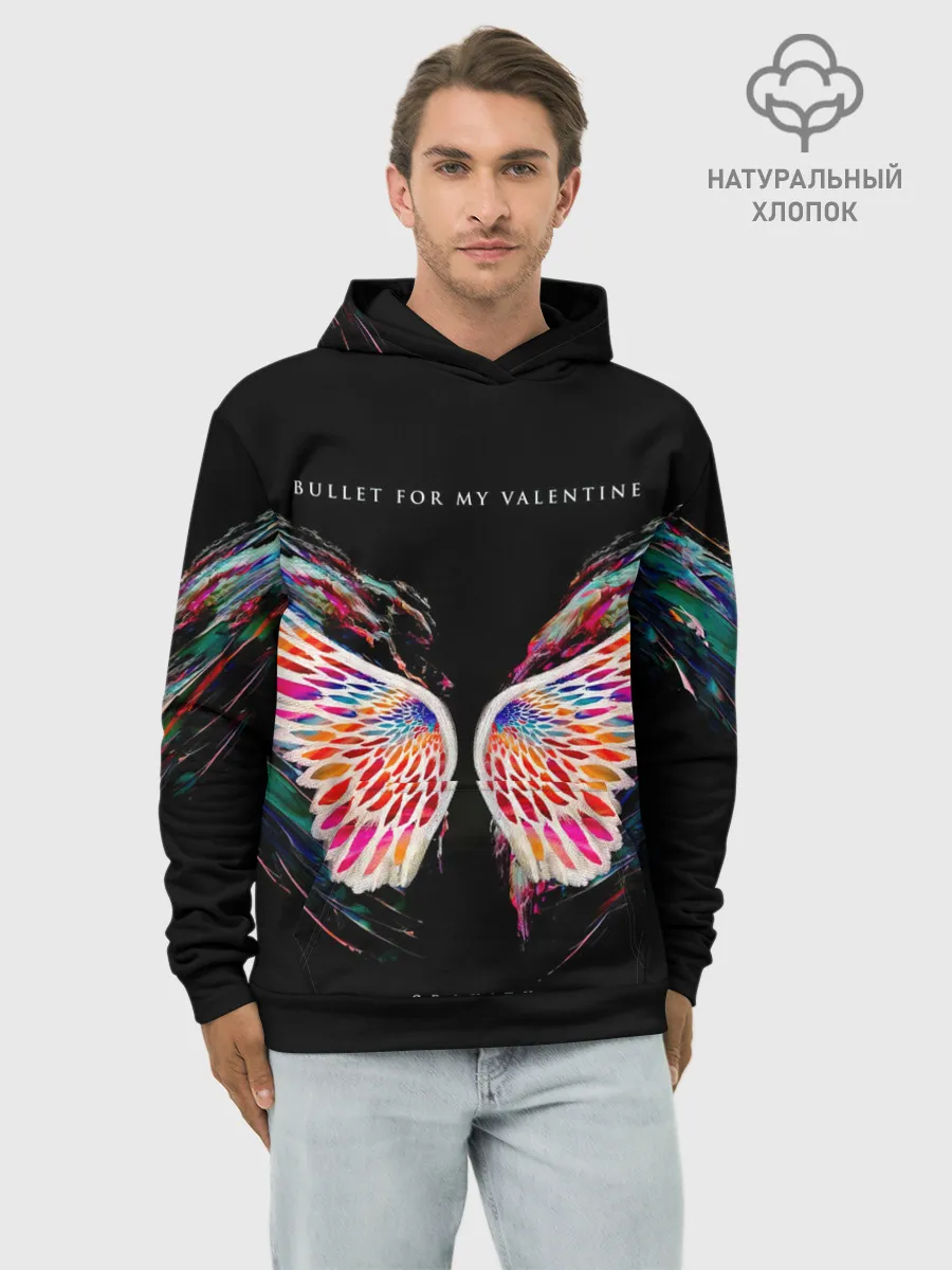 Худи мужской база хлопок / Gravity - Bullet For My Valentine