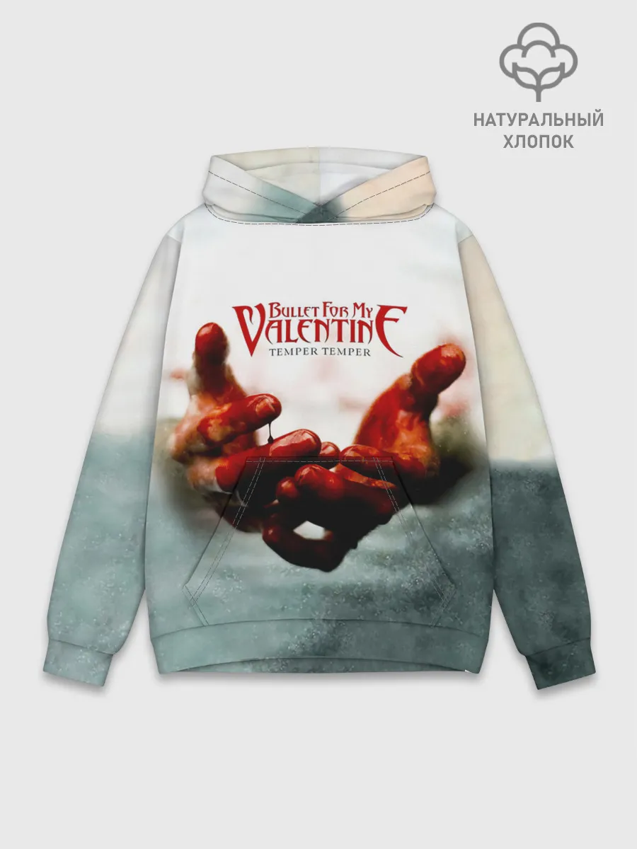 Худи мужской база хлопок / Temper Temper - Bullet For My Valentine
