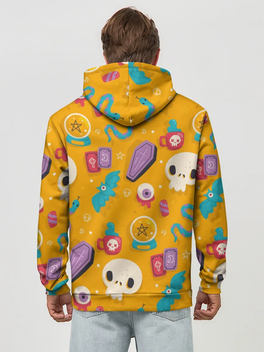 Худи мужской база хлопок / Весенний Хэллоуин