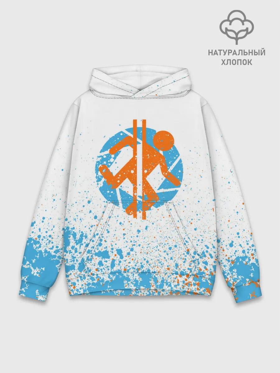Худи мужской база хлопок / PORTAL 2