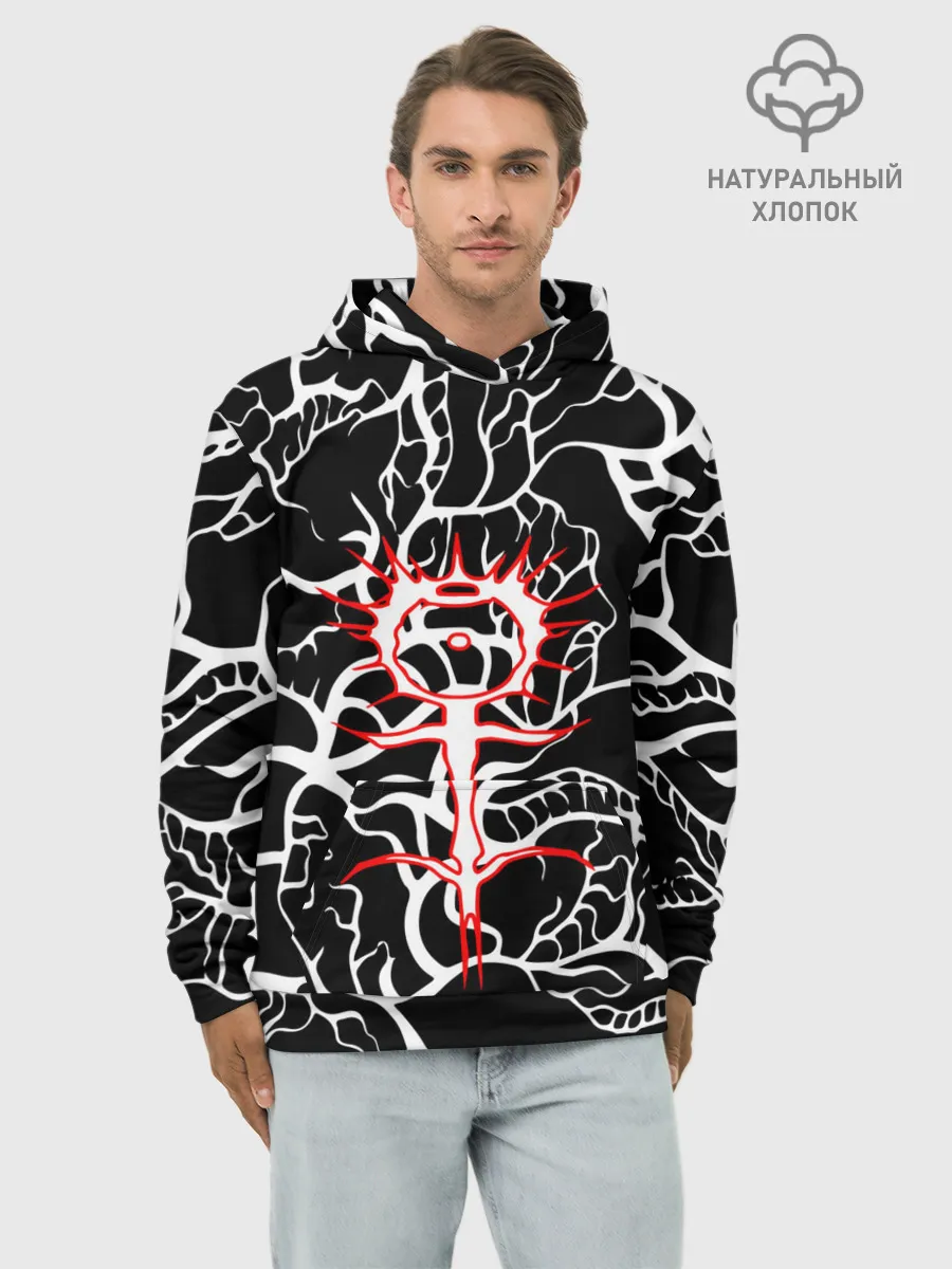 Худи мужской база хлопок / GHOSTEMANE.