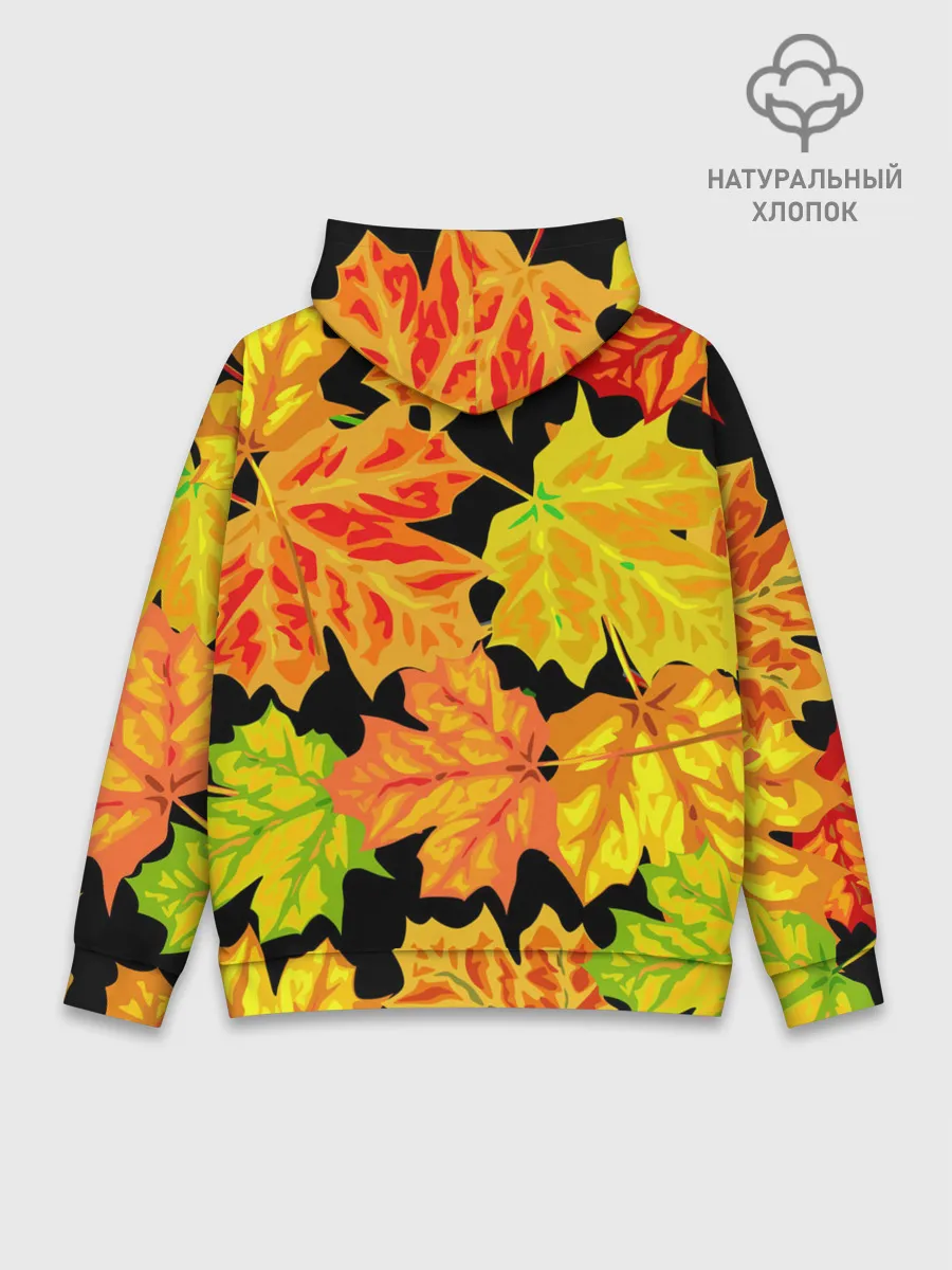 Худи мужской база хлопок / LEAF FALL / AUTUMN