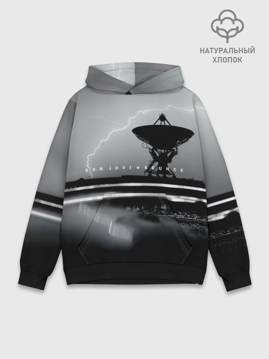 Худи мужской база хлопок / Bounce - Bon Jovi