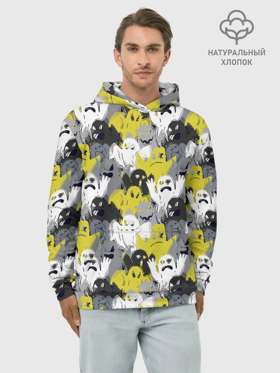 Худи мужской база хлопок / Привидения